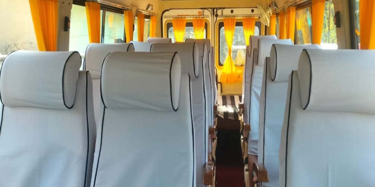 12 Seater Tempo Traveller Rental Seating in Japur 12 Seater Tempo Traveller Rental Seating View