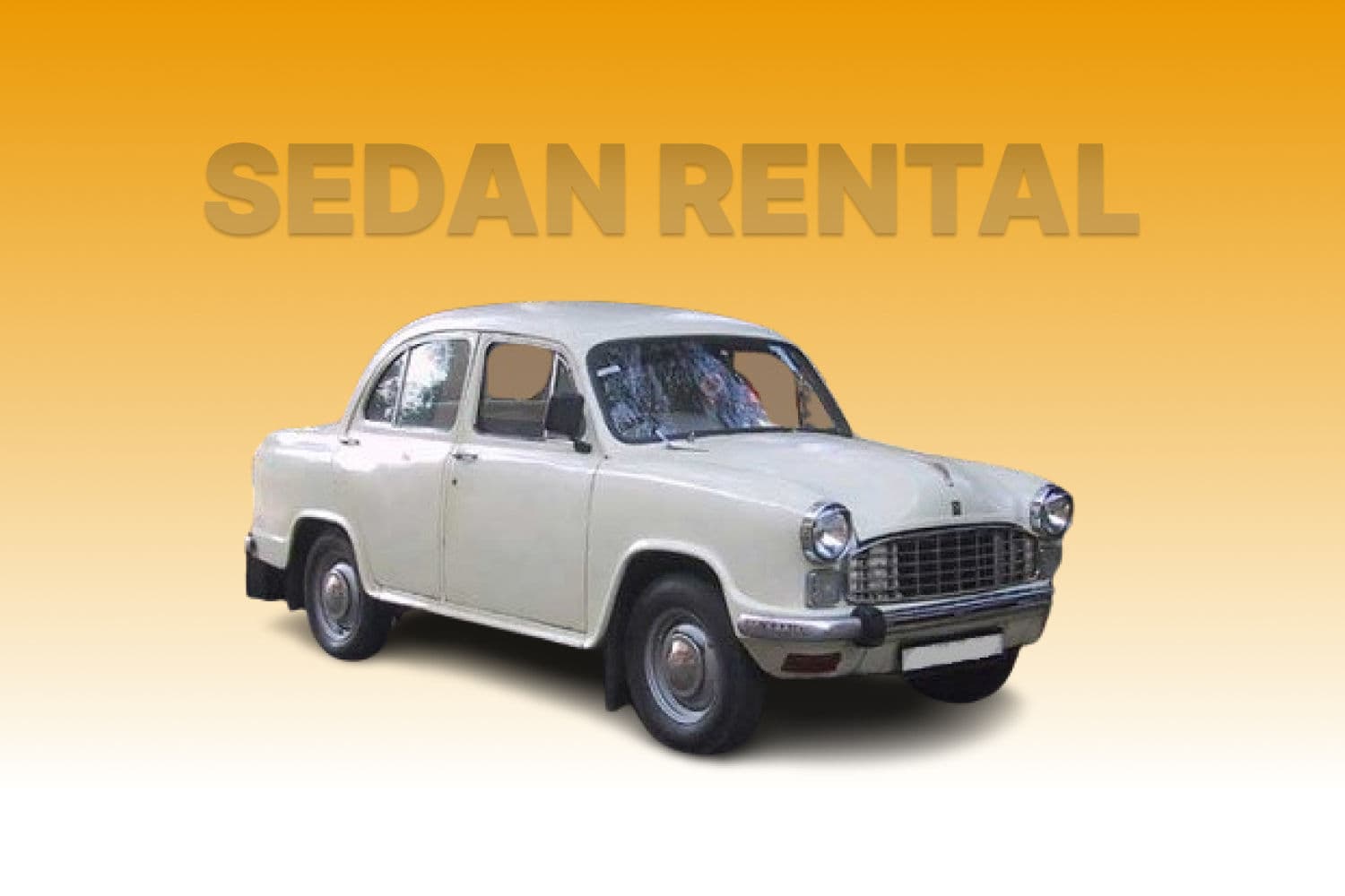 HAmbassador as Sedan Car Rental in Jaipur Ambassador Car Rental in Jaipur