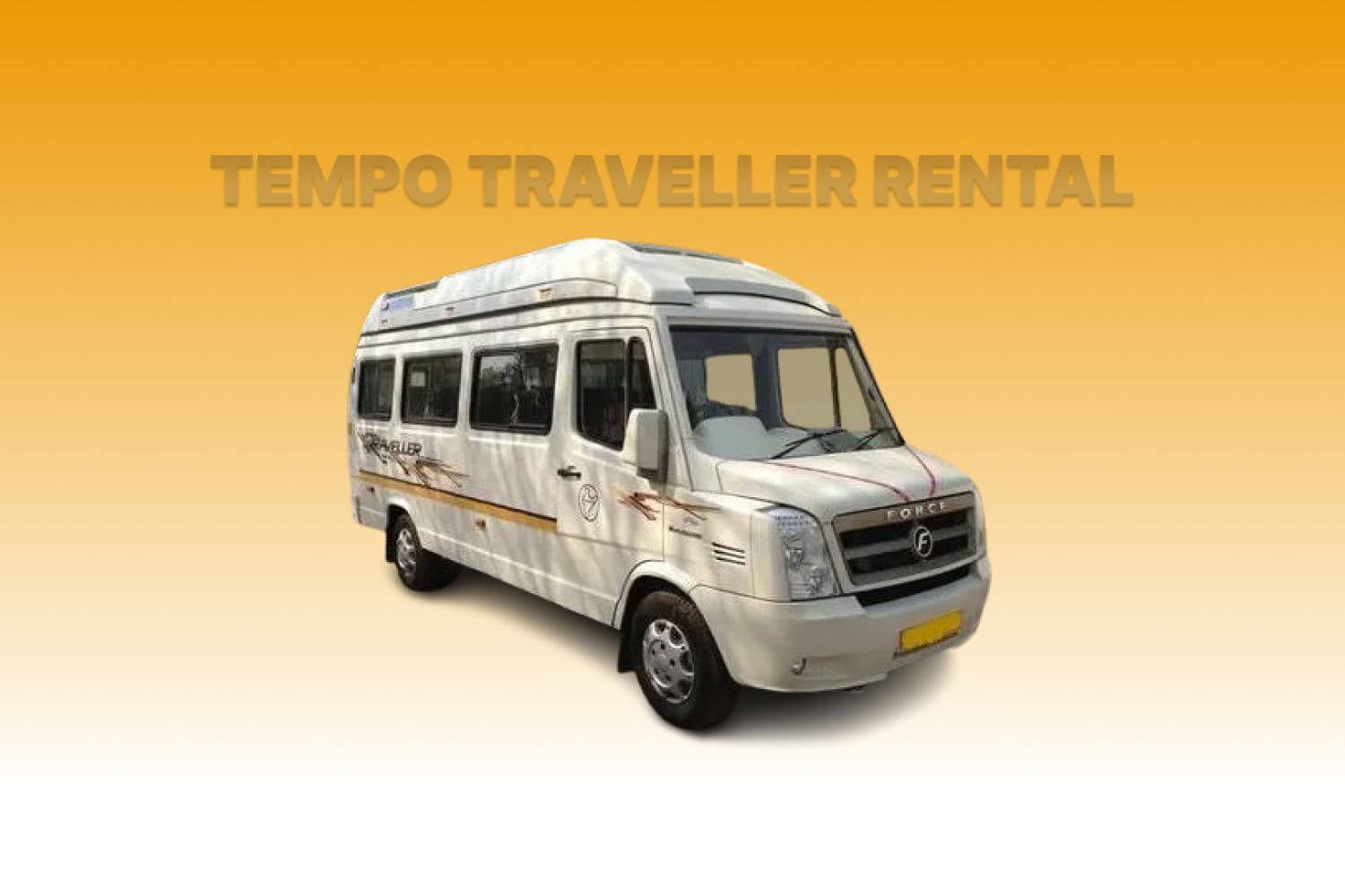 Luxury 15 Seater Tempo Traveller Rental for Local Tours 15 Seater Tempo Traveller
