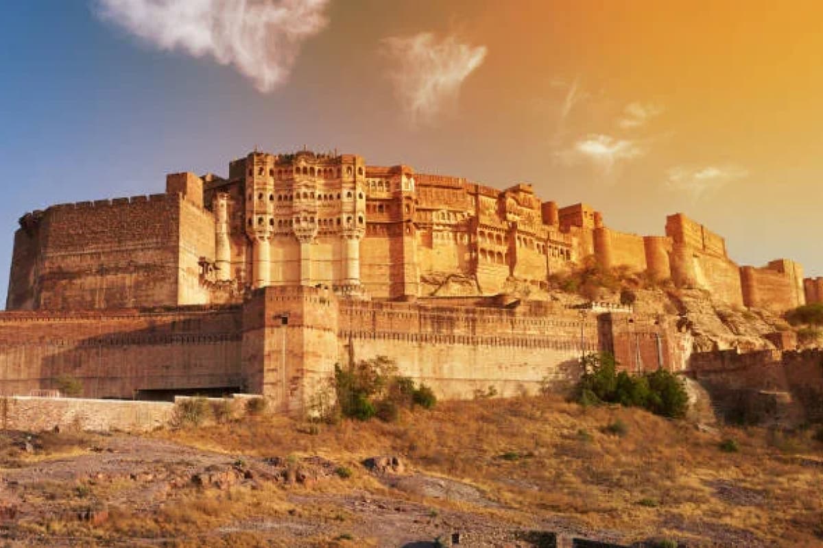Majestic Mehrangarh Fort Hilltop View in Jodhpur Rajasthan Mehrangarh Fort Jodhpur