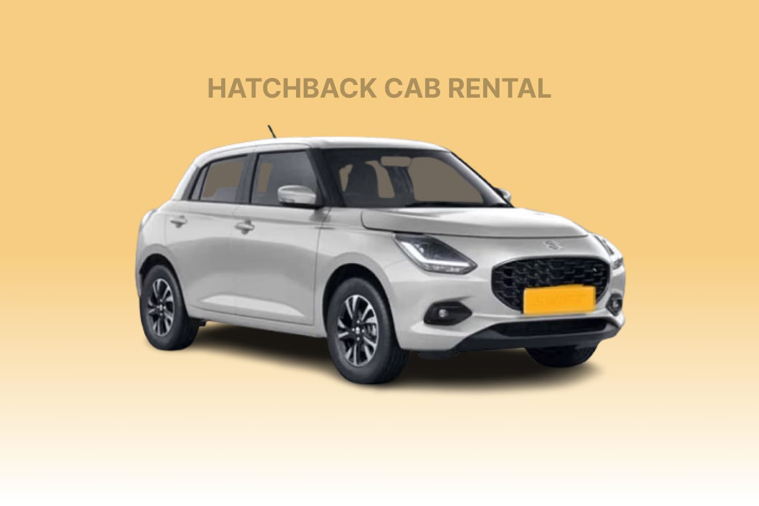 Hire Maruti Swift hatchback cab rental for local rides Maruti Swift cab rental