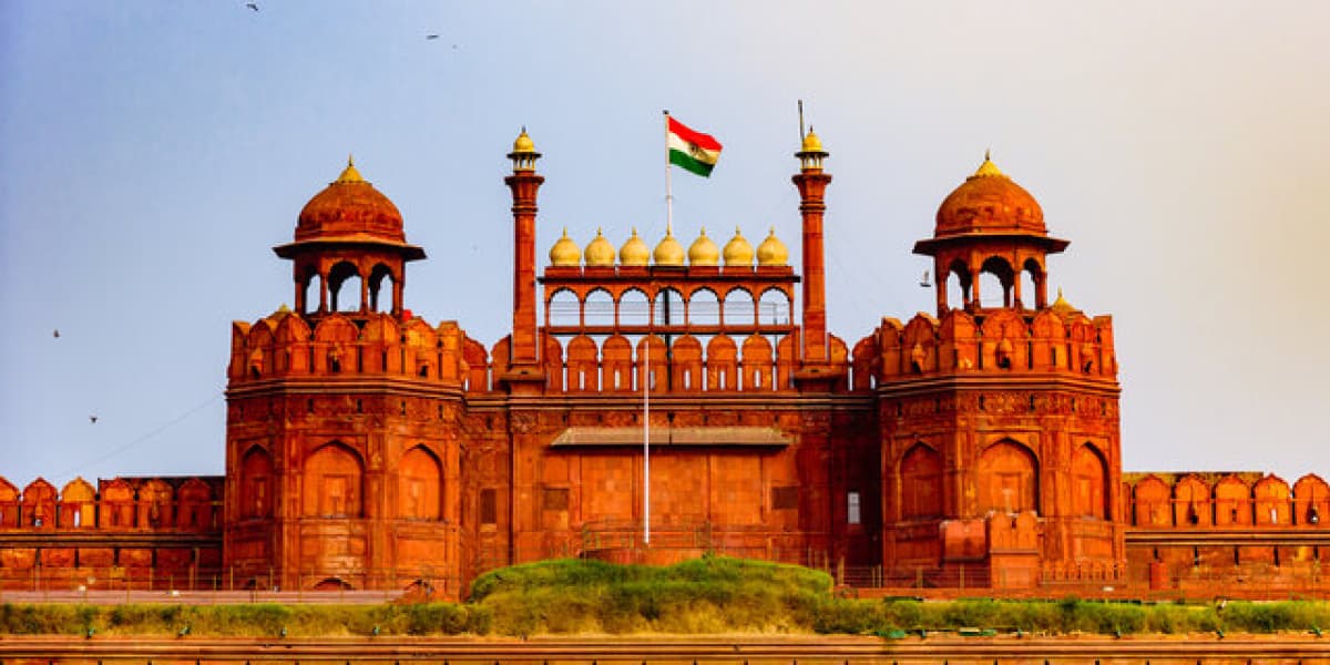 Red Fort in Delhi India One Way Cab Red Fort Delhi