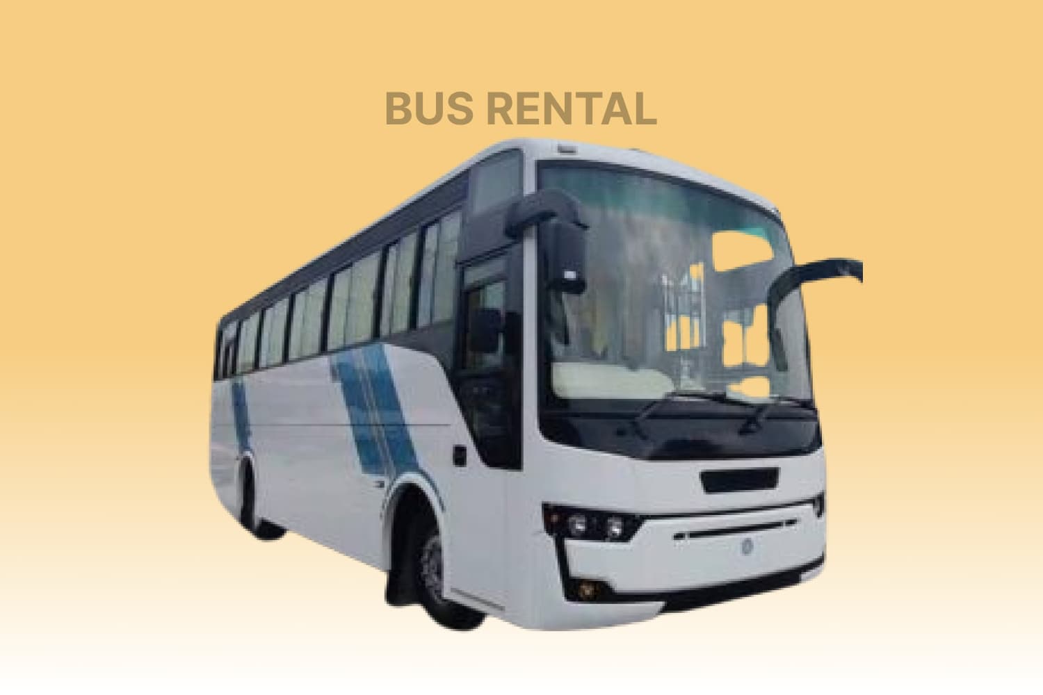 Spacious 52 Seater Bus rental service in Bikaner 52 Seater Bus rental in Bikaner