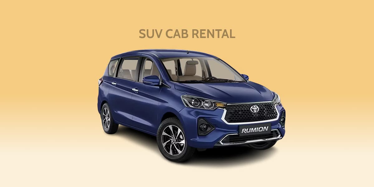 Family-friendly Toyota Rumion SUV cab rental service in Ranthambore Toyota Rumion SUV cab rental in Ranthambore