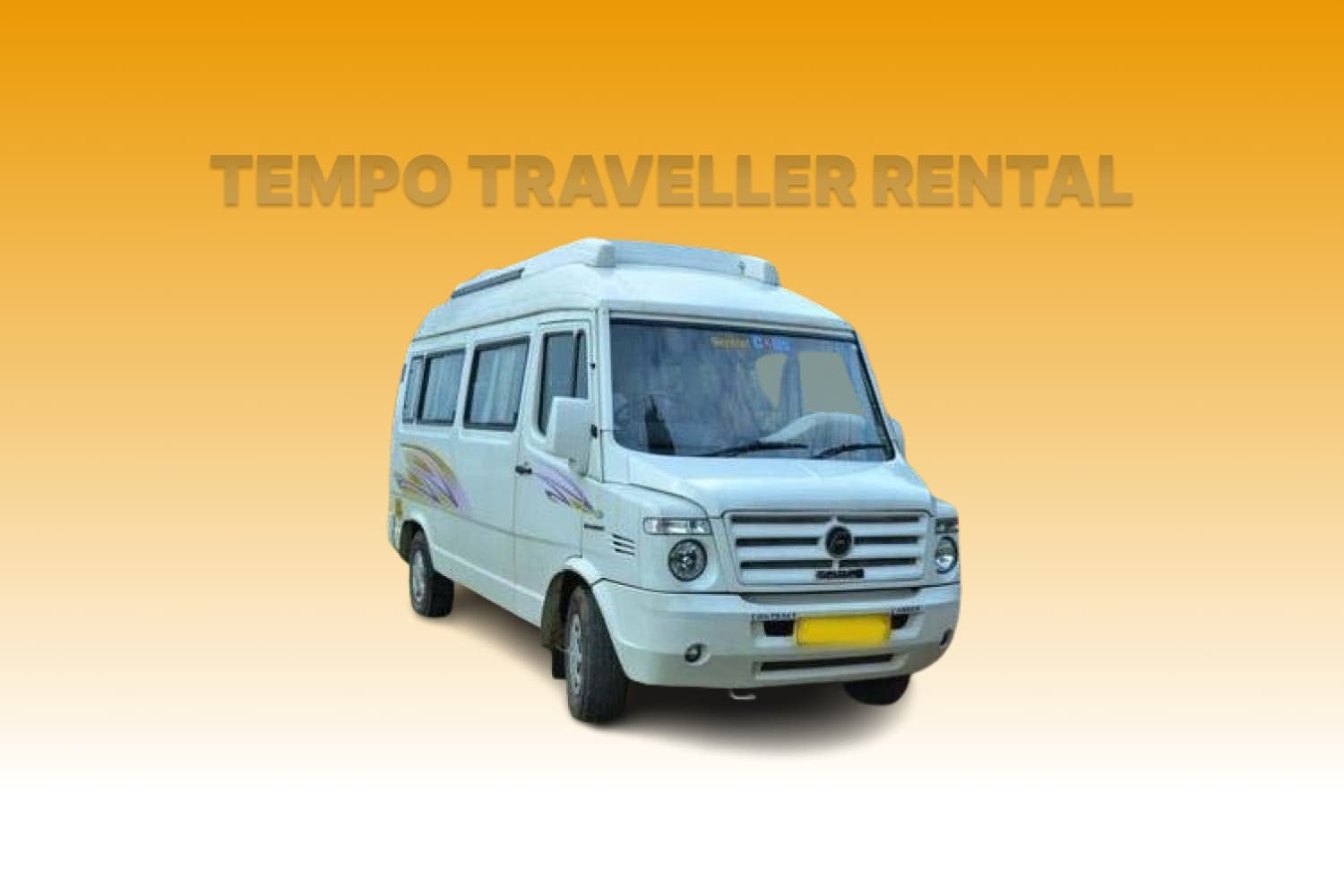 Spacious 8 Seater Maharaja Tempo Traveller van rental service in Ranthambore 8 Seater Maharaja Tempo Traveller rental in Ranthambore