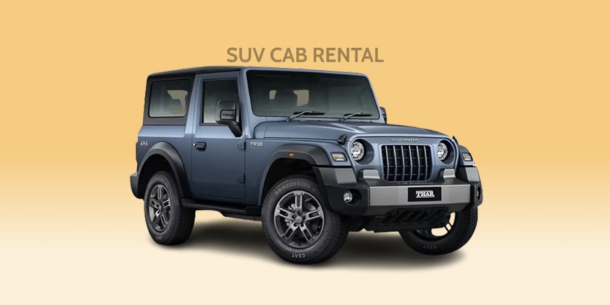 Mahindra Thar SUV Cab Rental in Bikaner Mahindra Thar Cab Rental in Bikaner