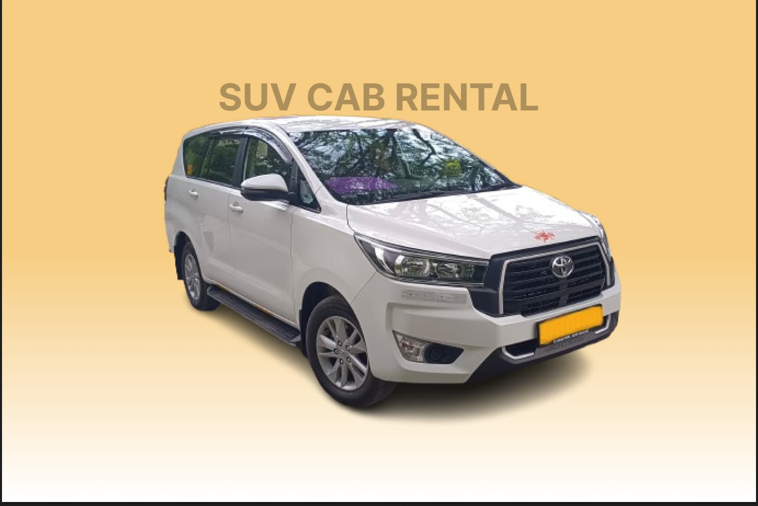Luxury Toyota Innova Crysta SUV cab rental service in Barmer Toyota Innova Crysta SUV cab rental in Barmer